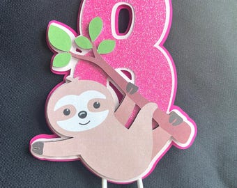 Sloth Cake Topper
