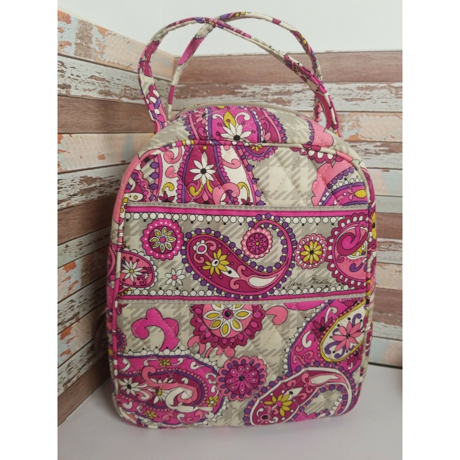 pink vera bradley lunch box