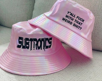 Subtronics Pink Chrome Bucket Hat / Subtronics Merch