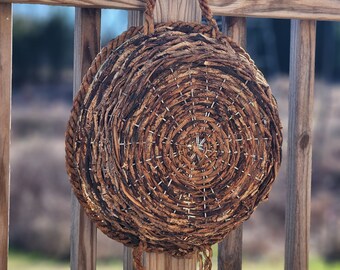 Vintage Woven Basket | Gathering Basket |Farmhouse Gift Basket