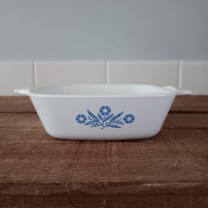 Vintage Corning Ware Blue Cornflower Petite Pan | P-41-B | 1 3/4 Cups | Casserole Dish | Collector&#39;s Gift