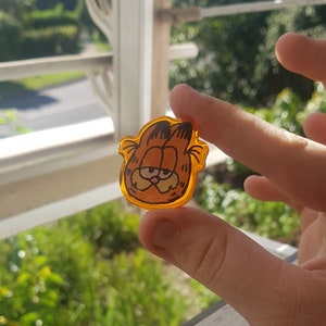 Acrylic Garfield Pins