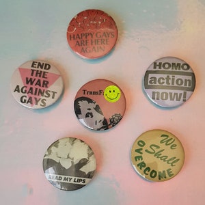 Vintage Activism Pins