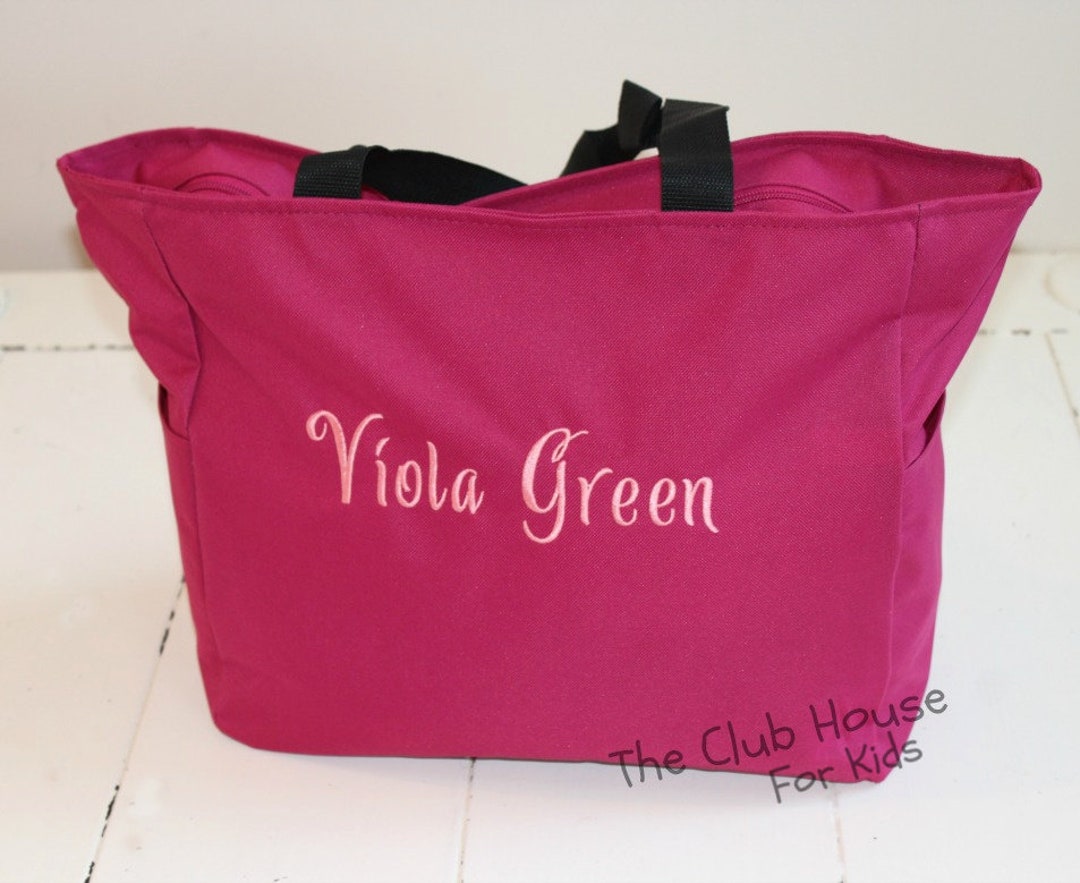 Daycare Tote Bag, Personalized Tote Bag, Travel Bag, Overnight Bag