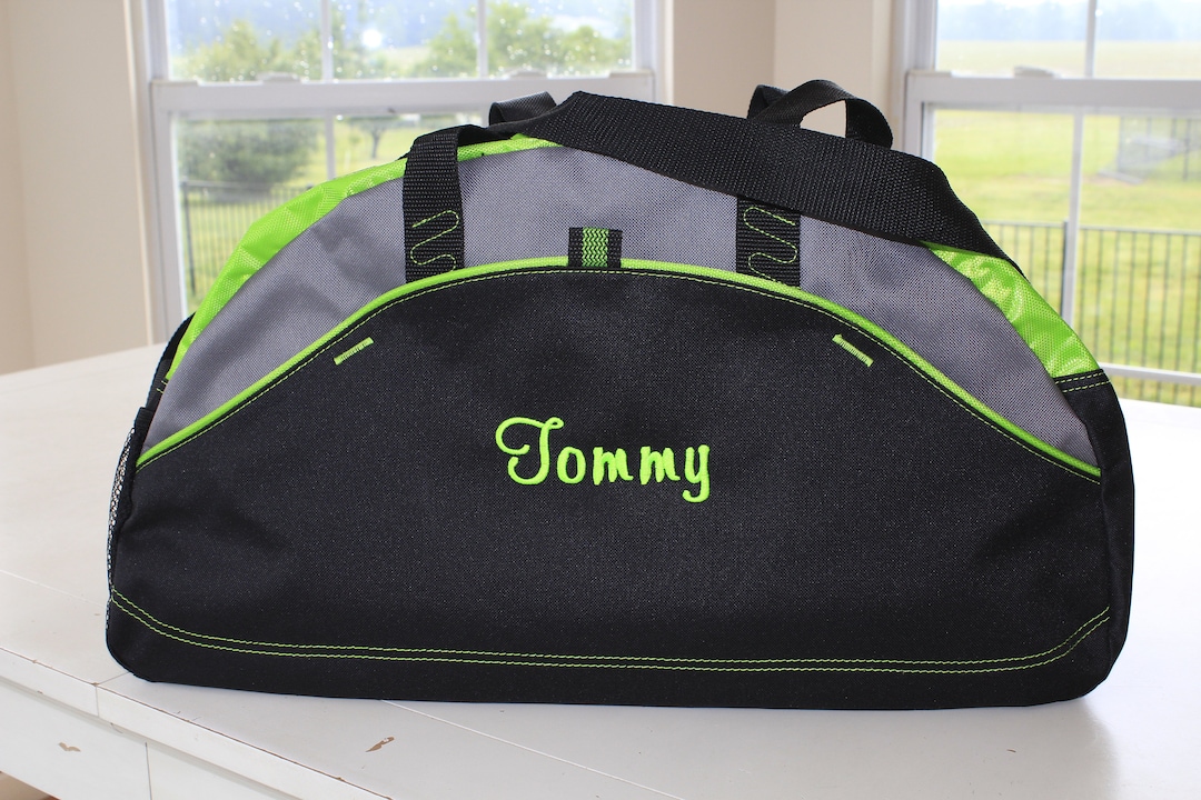 Personalized Kids Duffel Bag, Snow Gear Bag, Gym Bag, School Sports