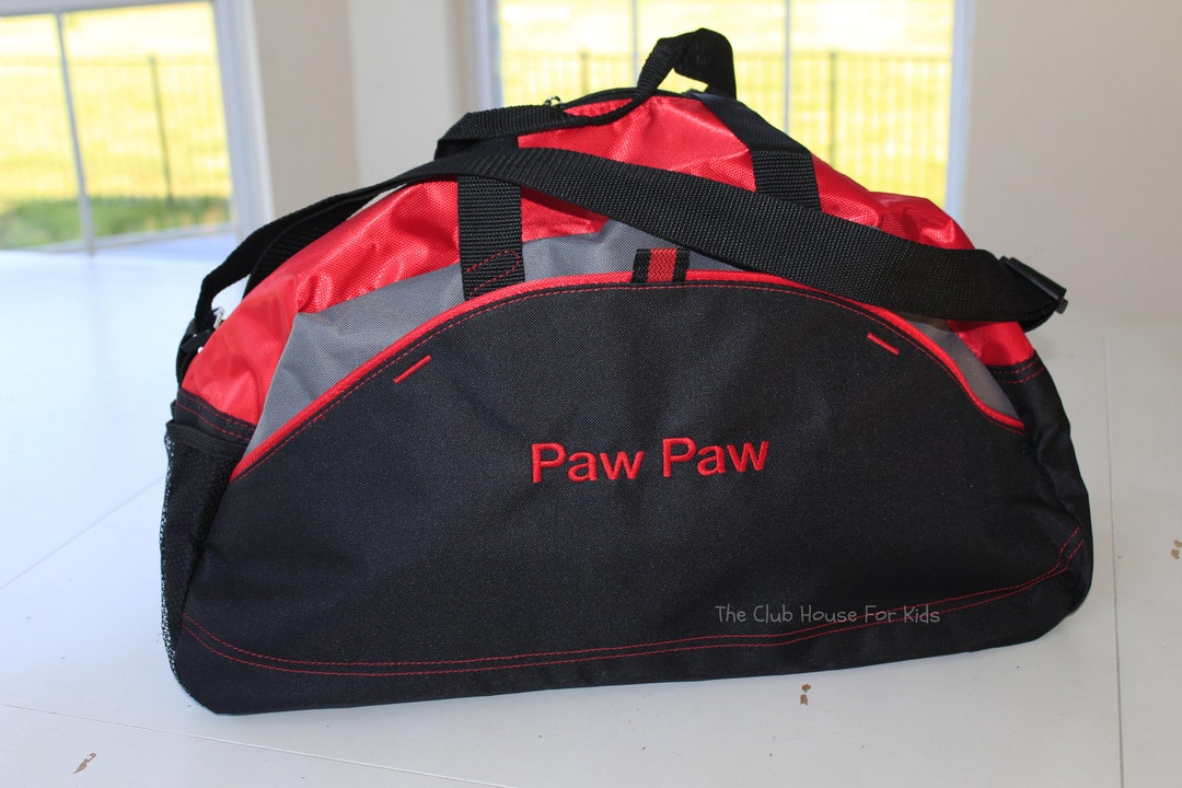 Duffel Bag Personalized Sports Bag Snow Gear Bag With Zip Etsy