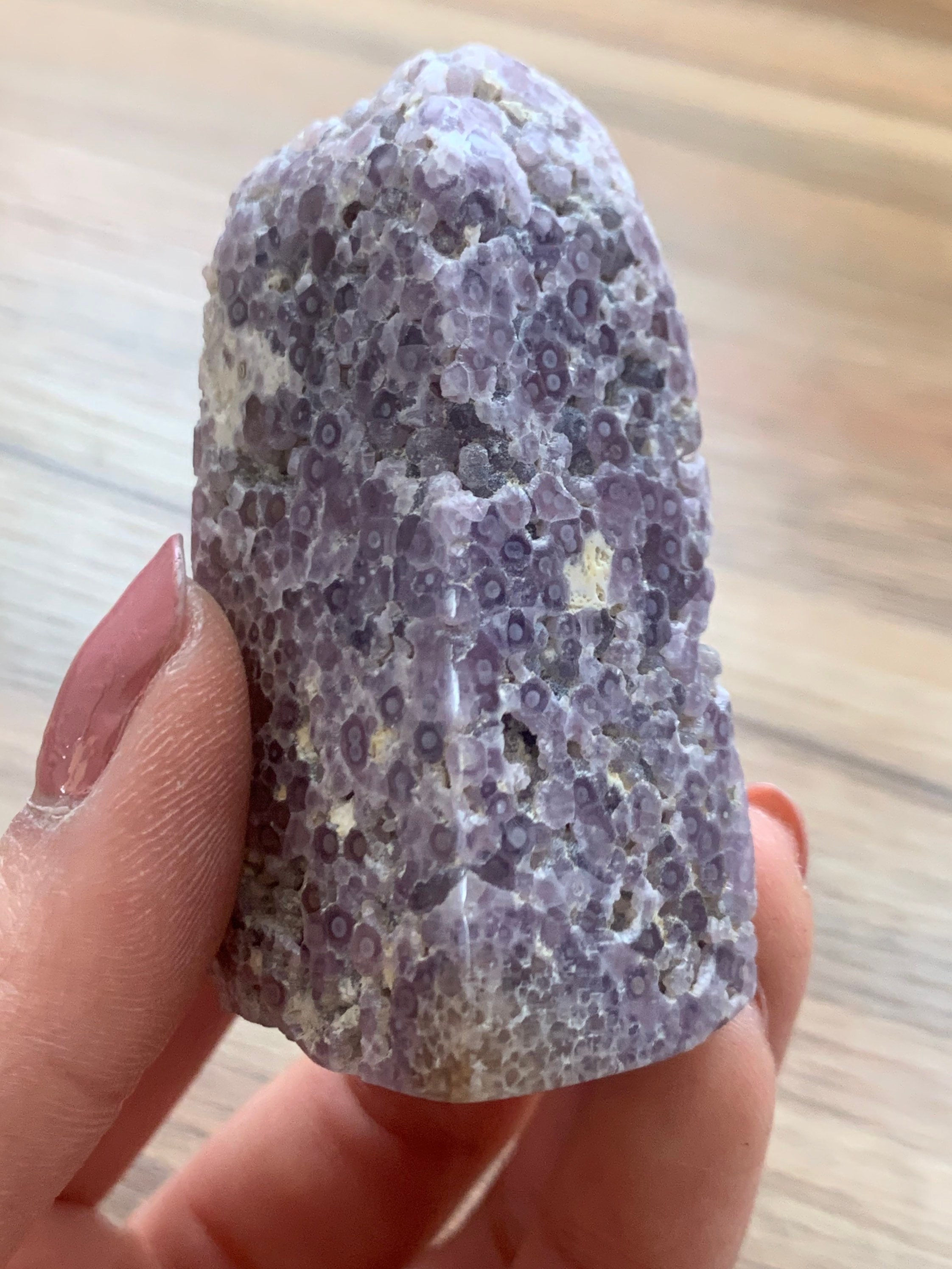 Agate Raisin, Pointe Semi Polie d'agate Obélisque Agate Raisin Grape, Grape Agate, Grappes de Tower