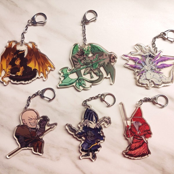 CLEARANCE - DARK SOULS • Epoxy Keycharms