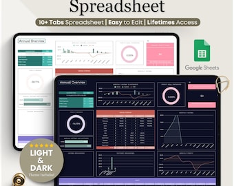 Ultimate Bookkeeping Spreadsheet Template Small Business Finance Spreadsheet | Income and Expense Tracker | Profit and Loss | Google Sheets