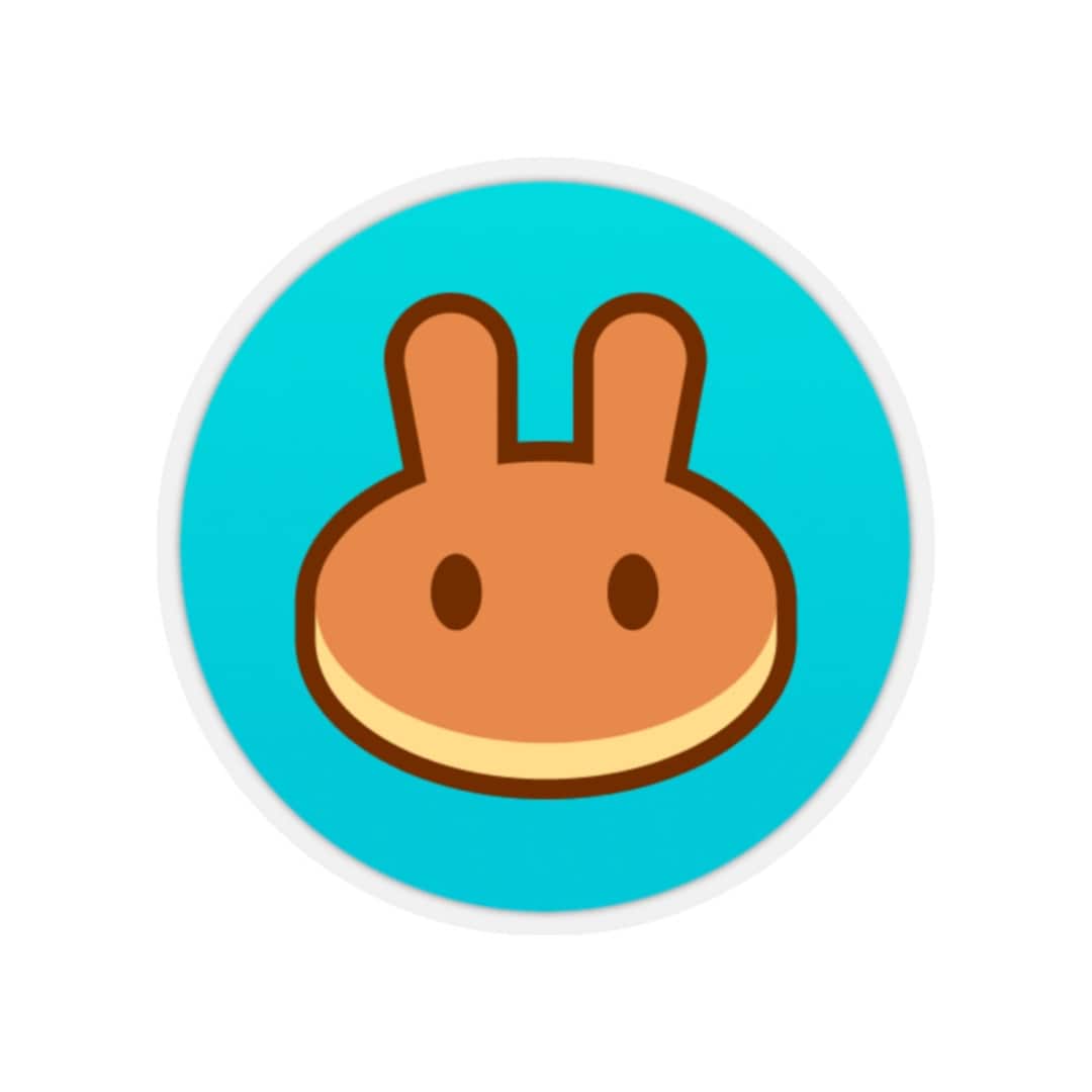 Pancakeswap Crypto Logo Sticker Crypto Sticker Pancakeswap Etsy