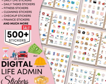 Everyday Life GoodNotes Stickers for Black Girls Digital Stickers Everyday Good Notes Stickers for Digital Planners Stickers Essentials,