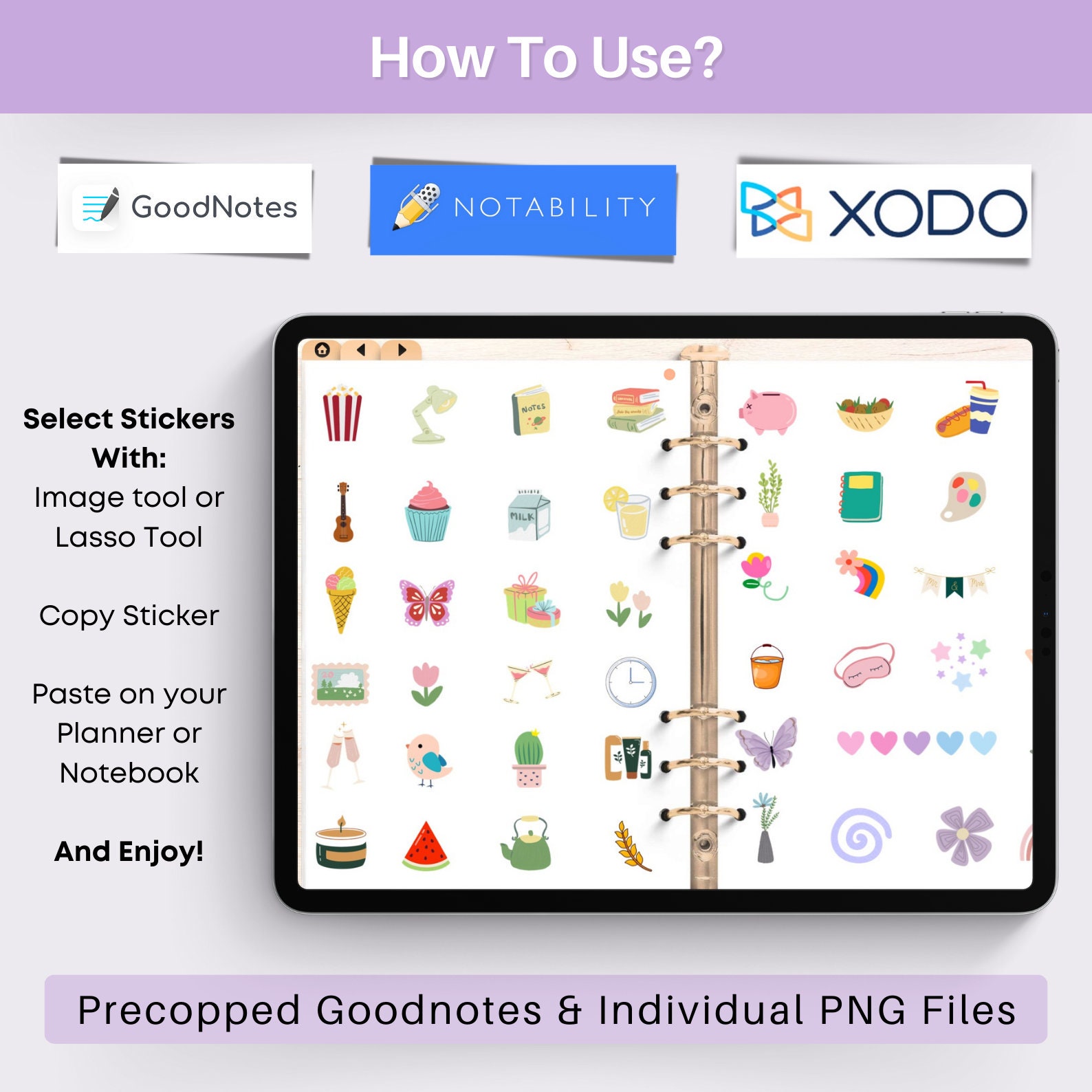 Digital Stickers , Digital Planner Stickers , STICKER BOOK for ...