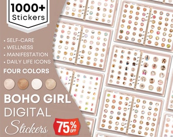 Digital Stickers | Aesthetic Stickers, GoodNotes Stickers, Minimalist Stickers, Planner Stickers, Journal Stickers, Precropped iPad Stickers