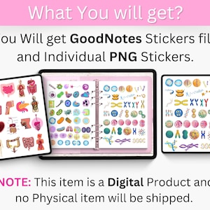 Biology & Anatomy Digital Stickers Pre-cropped Human Body Stickers Hand-Drawn iPad GoodNotes PNG File Note-Taking Pharmacology image 10