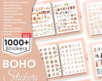 Daily Digital Sticker Book for Goodnotes, PNG Files of Digital Stickers, Sticky Notes, Digital Icon Stickers, Digital Planner Stickers