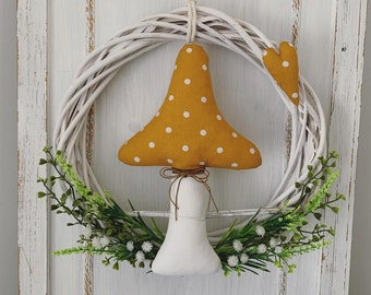 Herbstkranz 45cm - Kunst Dekokranz Für Haustür Und Wand