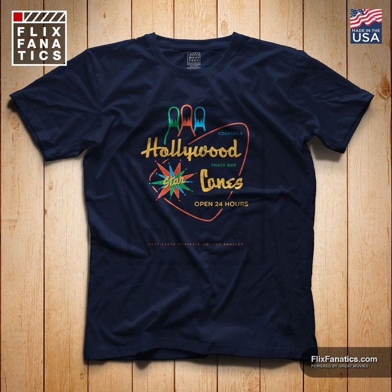 Hollywood Star Lanes T-Shirt Navy