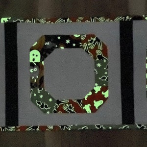 Halloween Boo Glow in the Dark Table Runner