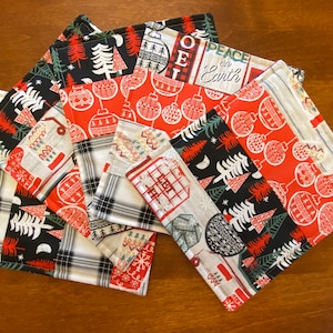 Christmas Themed Coasters Mugrugs (individual, not a set)