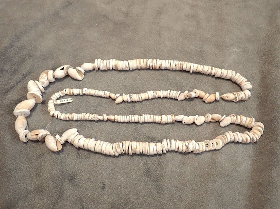 Authentic Developmental Phase Native American Shell Bead Collection  Consisting of About 254 Shell Disc Beads and 28 Olivella Shell Beads 