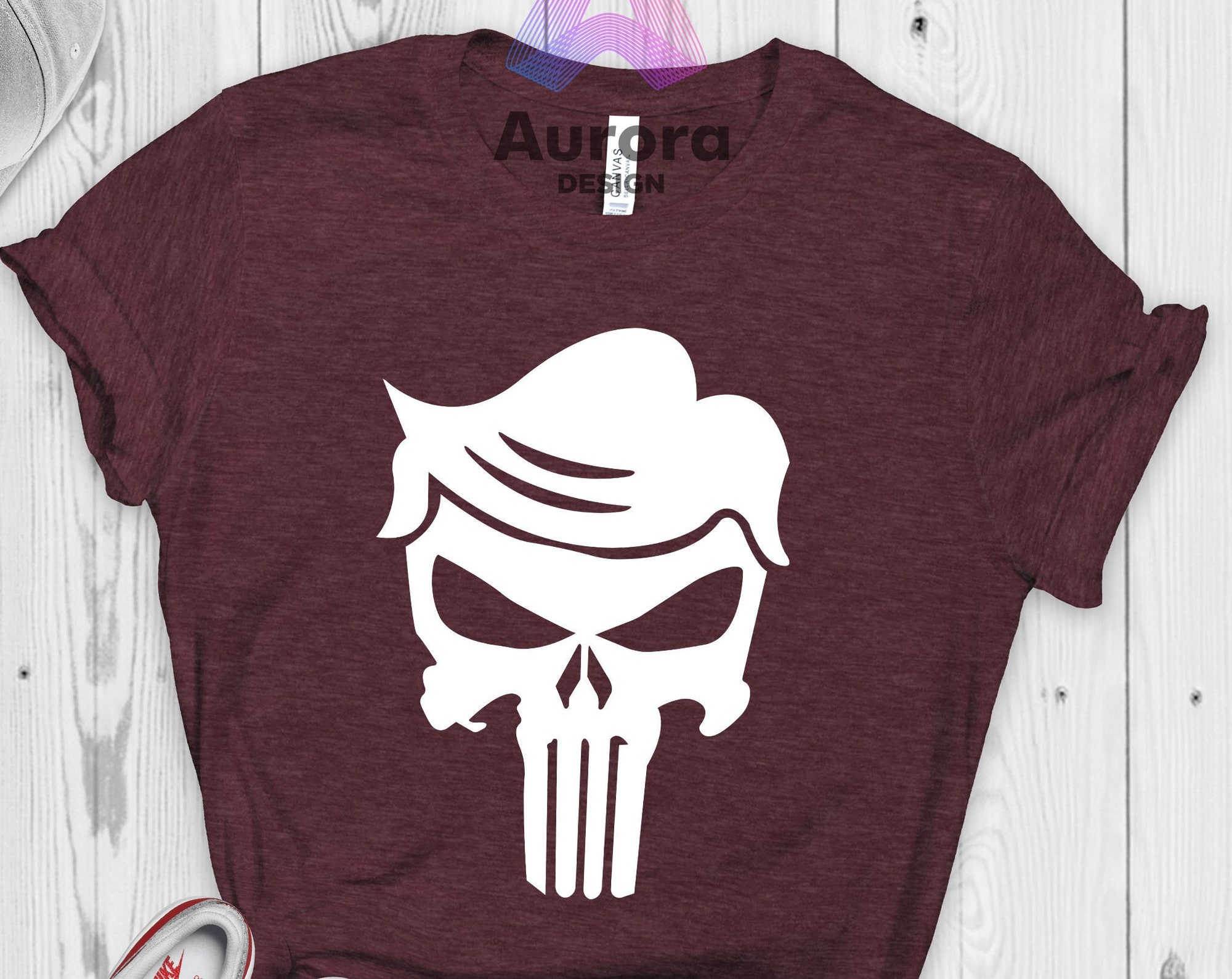 Discover Trump Punisher T-shirt, Funny Political Shirt, Funny Election Shirts, Republican T-shirt, Political Military Edition Tees, Patriotic T-shirt