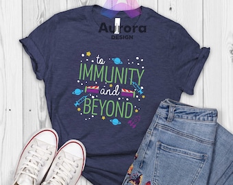 Social Distance Gift Vaccinated Shirt Pandemic Tee Vaccine TShirt Covid Tee Vaccinate T Shirt Covid Vaccine Clothing Immunity T-Shirt