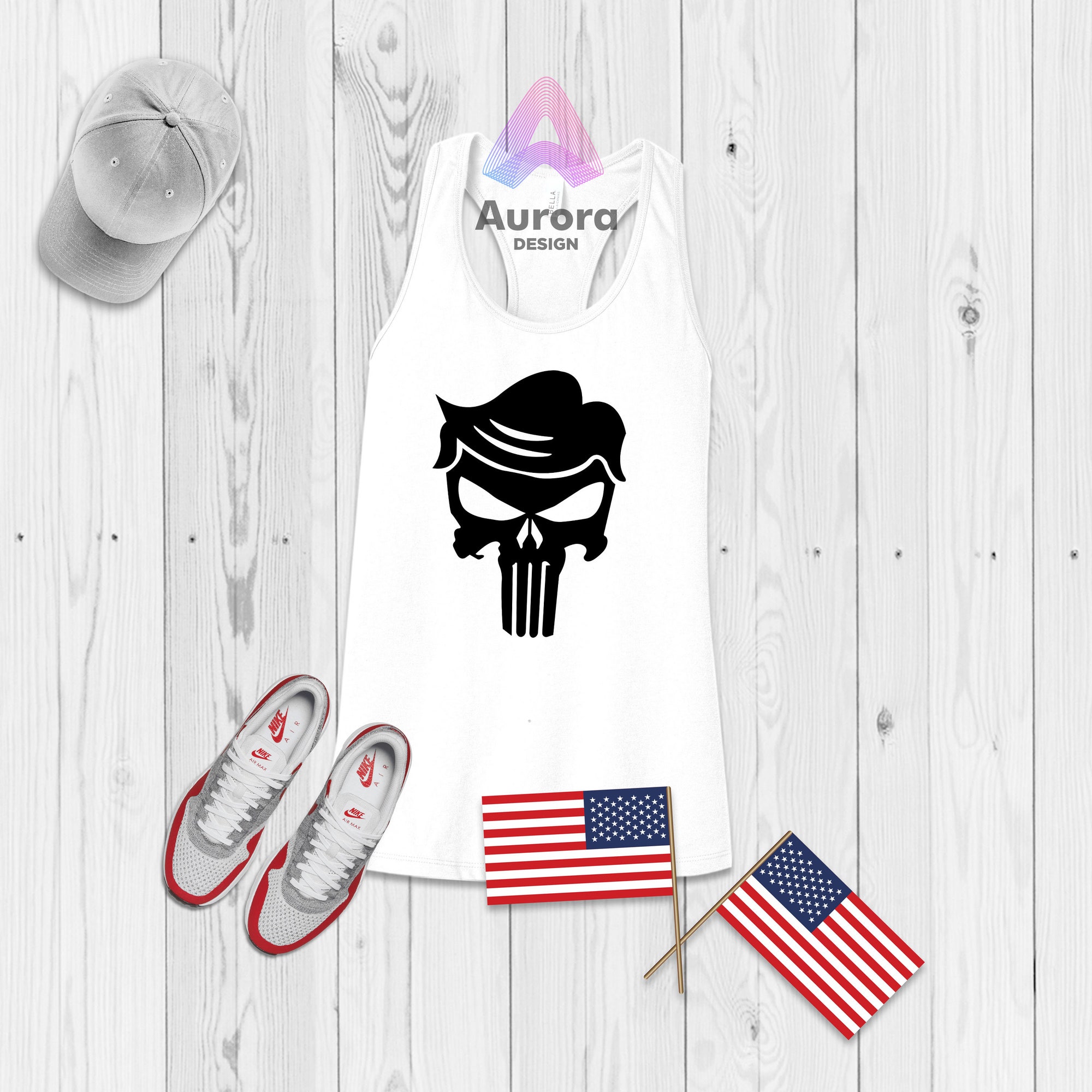 Discover Trump Punisher T-shirt, Funny Political Shirt, Funny Election Shirts, Republican T-shirt, Political Military Edition Tees, Patriotic T-shirt