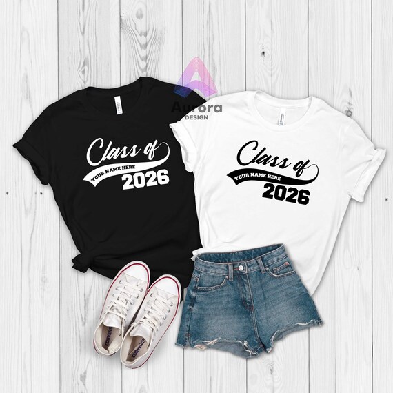 Class of 2026 T-shirt Custom Graduation Shirt Personalized - Etsy