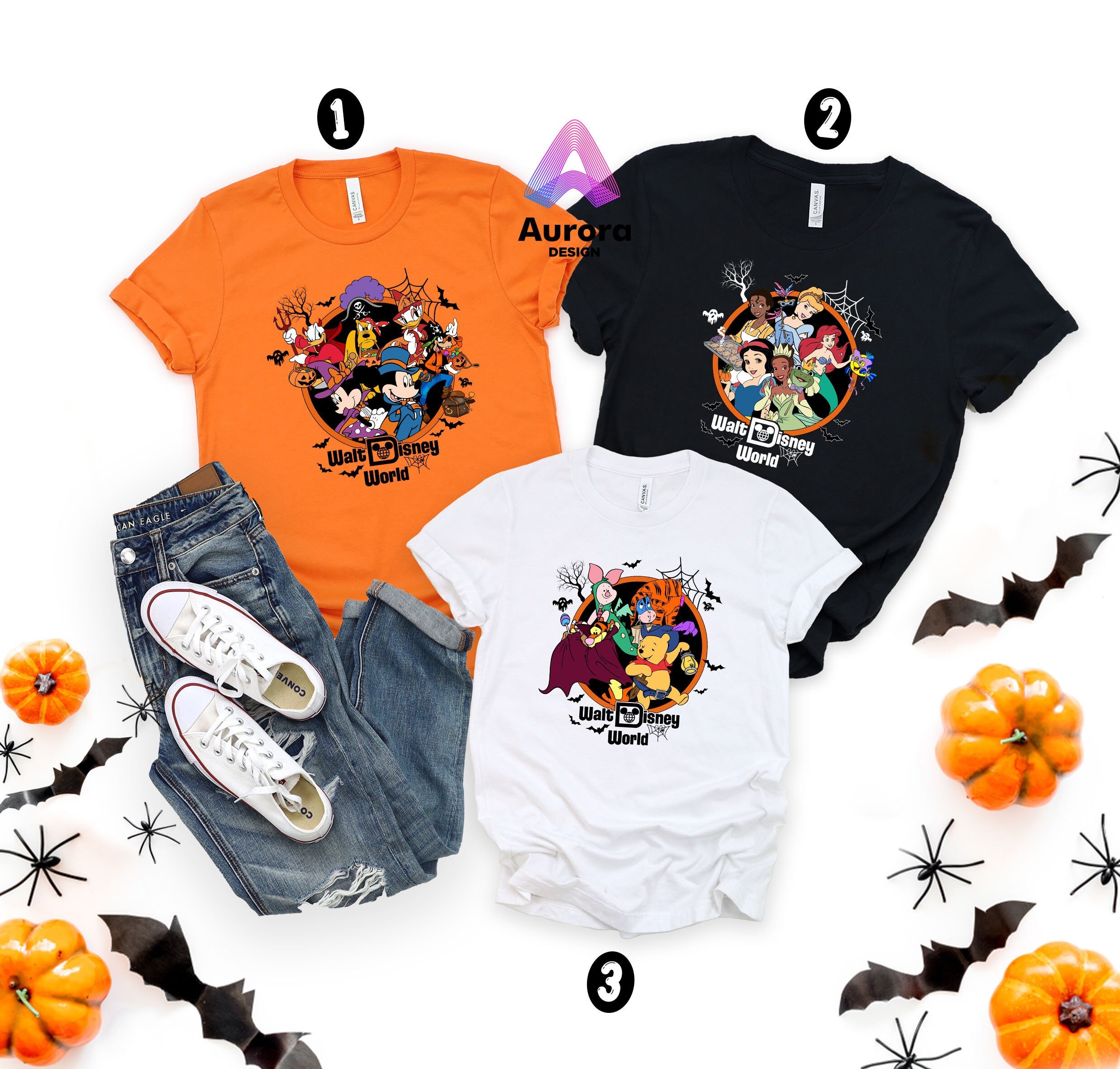 Discover Disney Halloween Shirts, Mickey And Friends Shirt, Best Disney Characters Shirt, Disney Trip Shirt