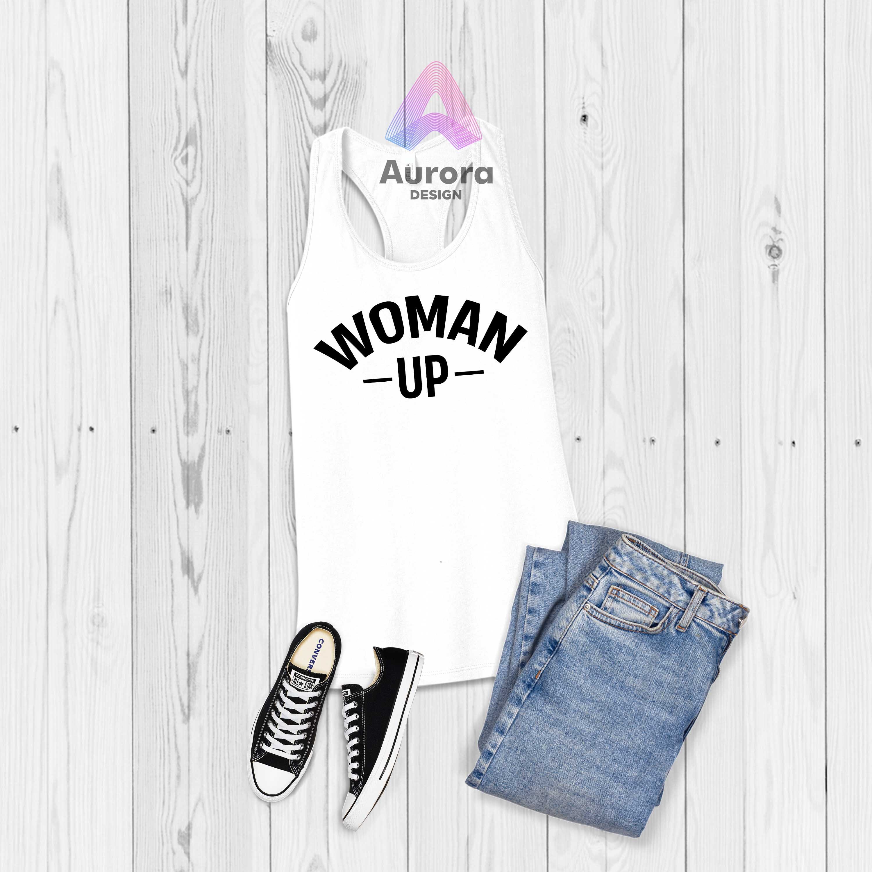 Discover Woman Up T-shirt, Motivational Shirt, Feminism Inspired Tank Tops, Best Summer Top, Women Empower Shirts, Human Rights Awareness Shirts