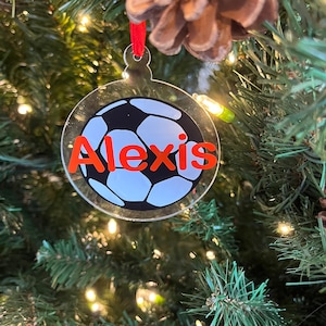 Personalized Sports Ornaments