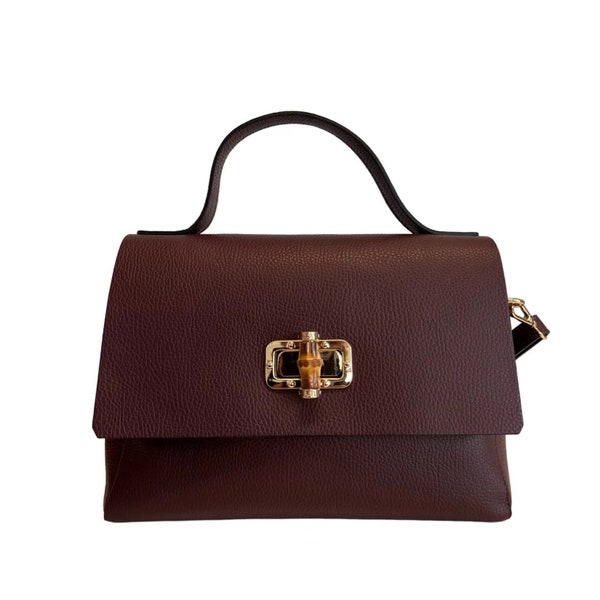 Italian Leather Handbags Etsy