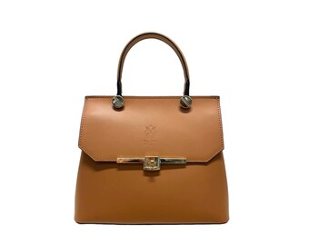 Genuine Leather Bag Made in Italy - Stella