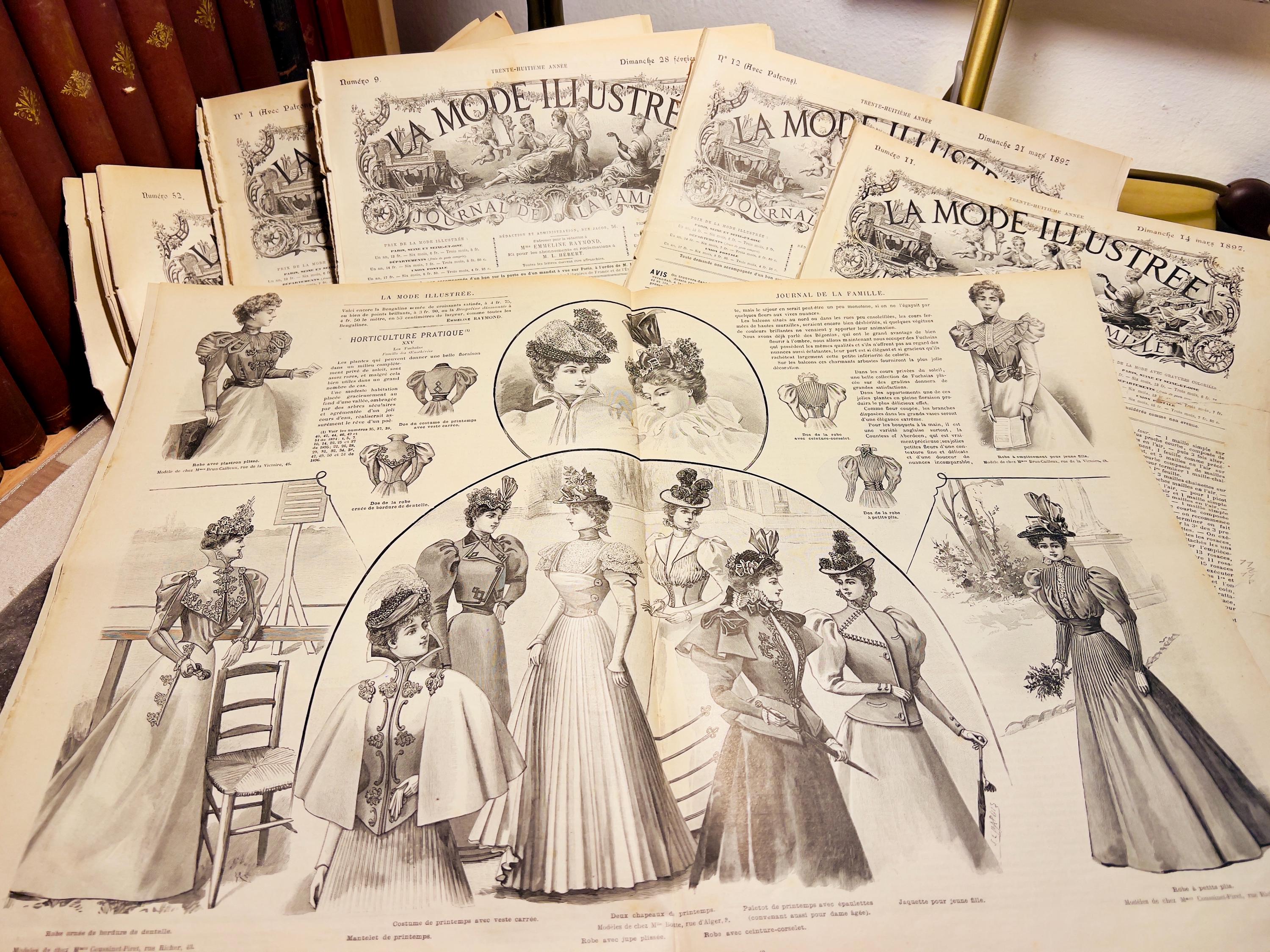 Vintage 1986 Bridal Fashion Victorian Era Book w