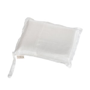 Single Pure Silk Sleeping Bag Liner for Camping Hiking Hostel Travel- White