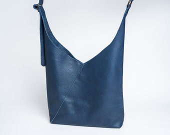 Soft leather tote bag - Da Bao slouchy tote bag - Daily leather oversized purse - Hobo bag - Leather shoulder Bag Women
