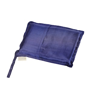 Single Pure Silk Sleeping Bag Liner for Camping Hiking Hostel Travel- Blue
