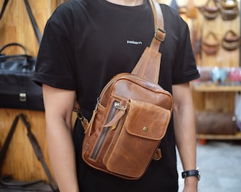 Handmade Sling Bag For Men