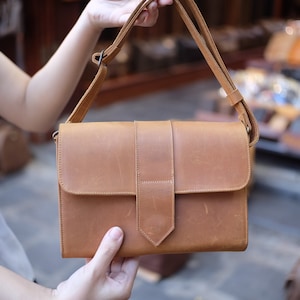 Genuine Leather Crossbody Bag Shoulder Bag Handbag For Women