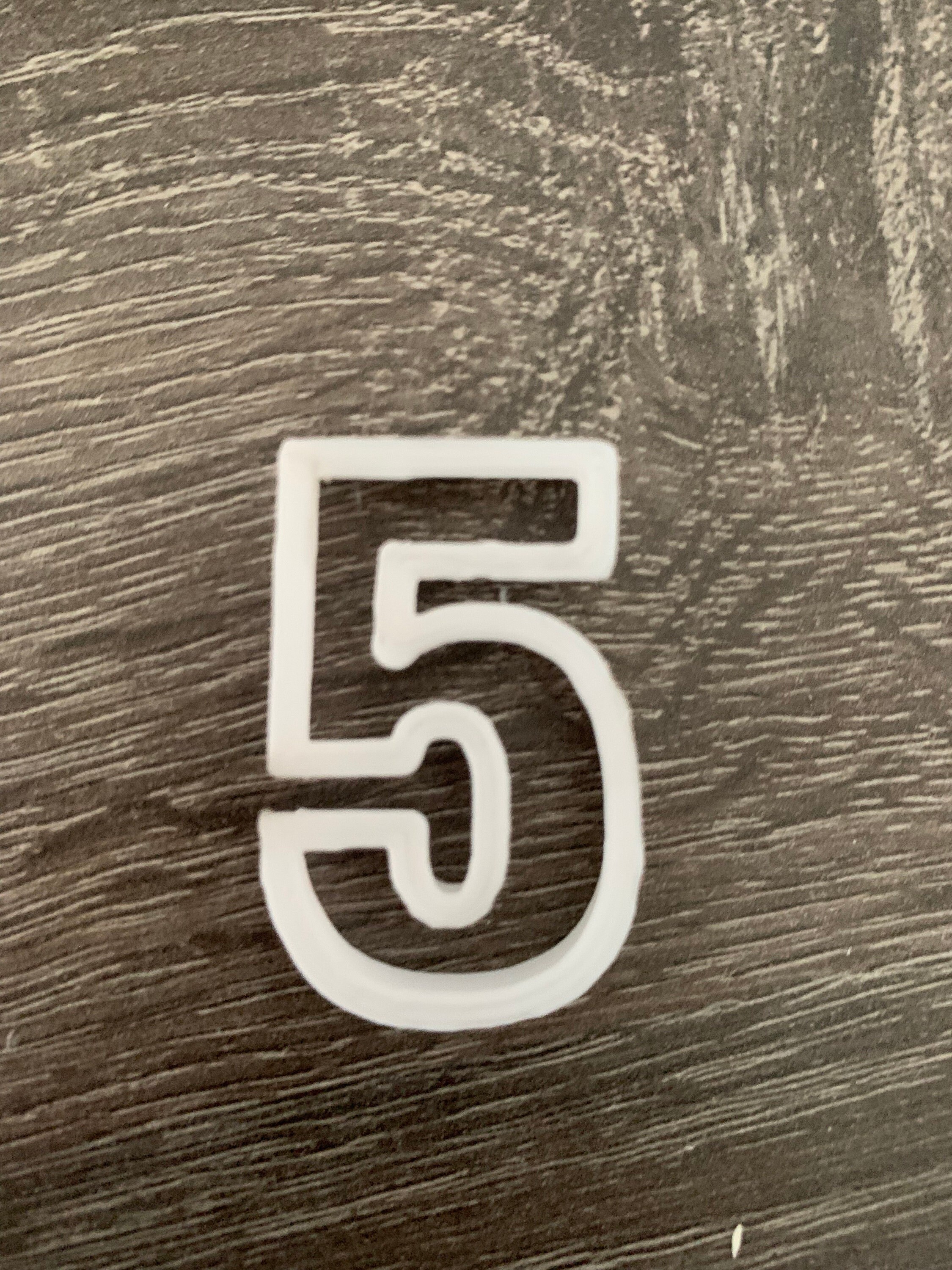 Coupe Biscuit en Forme de 5/Emporte Pièce