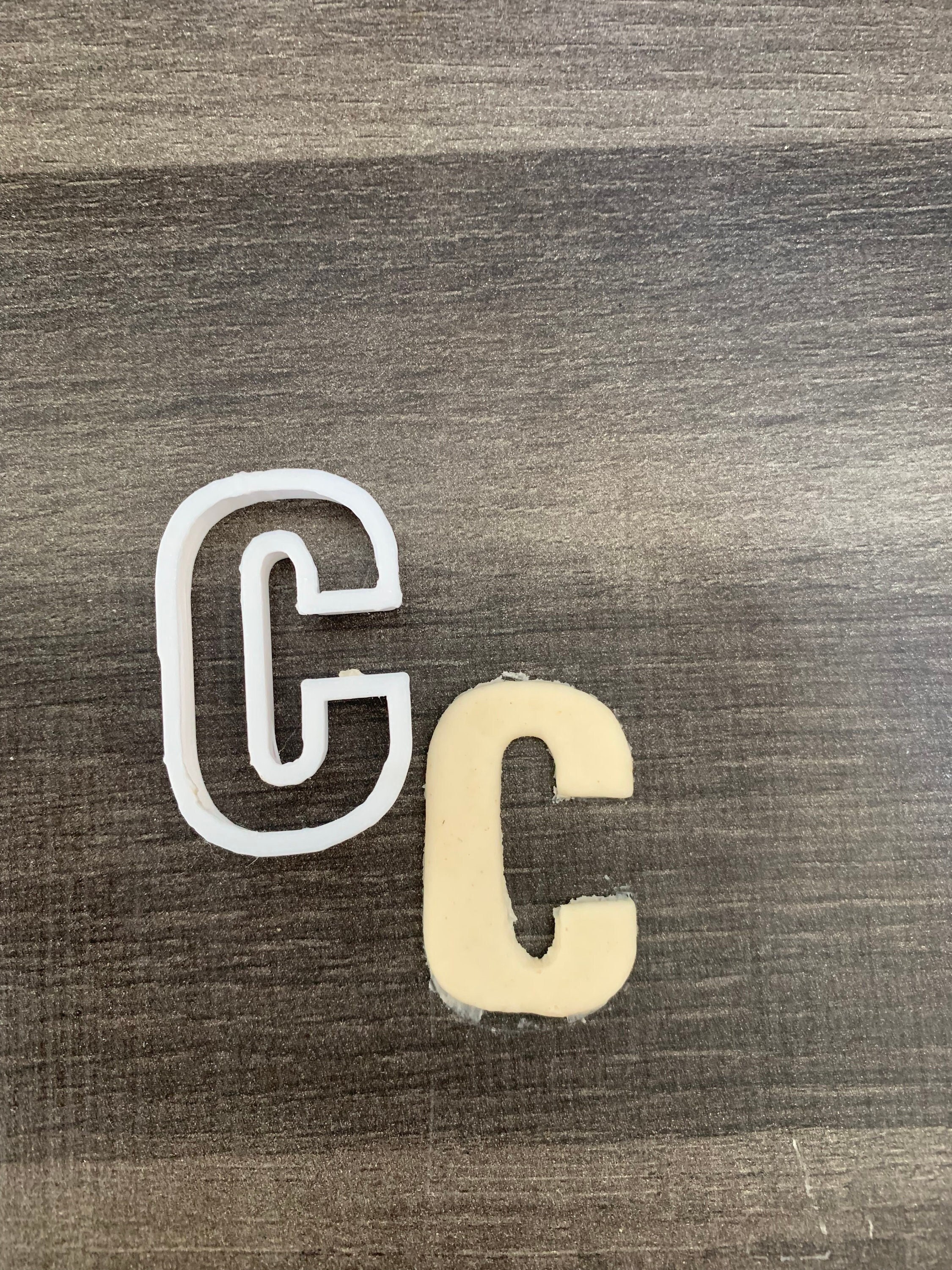 Emporte Pièce en Forme de C/Coupe Biscuit Lettre d'alphabet
