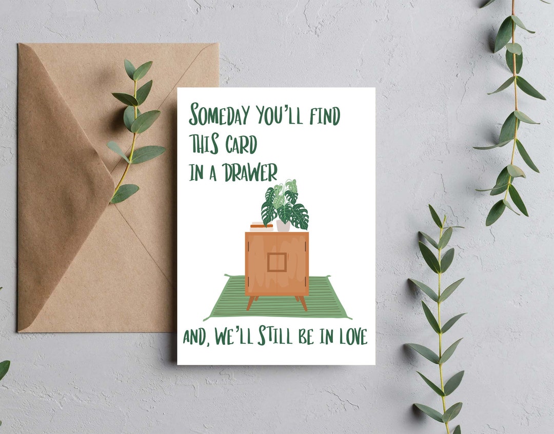 Someday You'll Find This in A Drawer, Christmas Card for Boyfriend