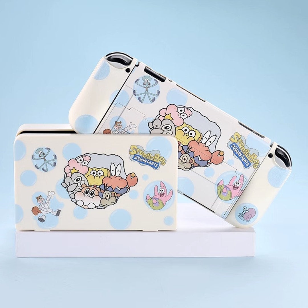 Spongebob Switch Oled Case Nintendo Switch Oled Case Hard - Etsy