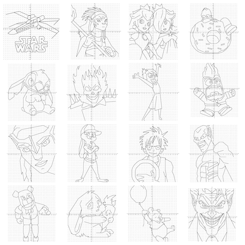 Coordinate Graphing Mystery Pictures, Math Activities, Coordinate Plan, Art image 4