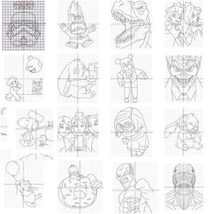 Coordinate Graphing Mystery Pictures, Math Activities, Coordinate Plan, Art image 5