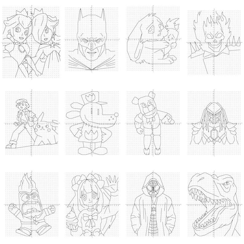 Coordinate Graphing Mystery Pictures, Math Activities, Coordinate Plan, Art image 6