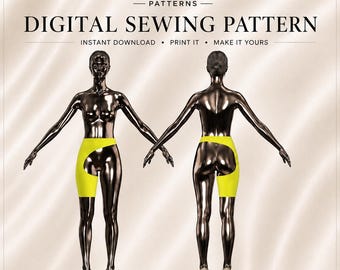 Paradise One Leg Chap Schnittmuster NUR Exotic Dancewear Stripper Outfit Nähschnittmuster