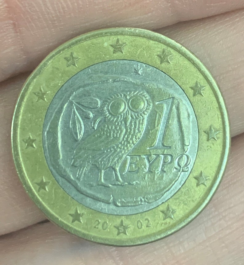 Piece De 1 Euro Hibou RARE pièce de 1 euro avec hibou et lettre 'S' sur - Etsy France