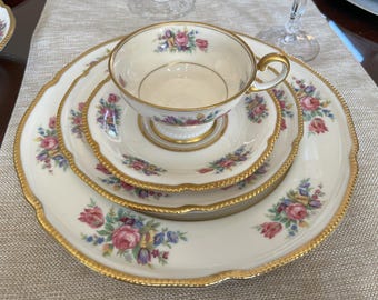 Castleton Bouquet China by Castleton (USA) 4 - 5pc setting