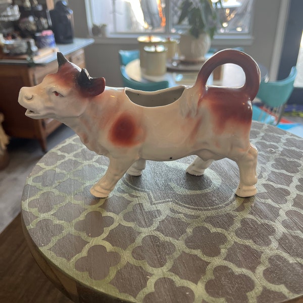 RARE Antique Cow Creamer from Germany #G473